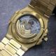 Grade 1A Replica Patek Philippe Nautilus GB Factory Cal.324 Yellow Gold Black Dial Watch (6)_th.jpg